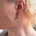 “slaughter” chainmail earrings