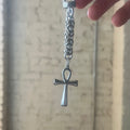 “eternal” chainmail keychain charm