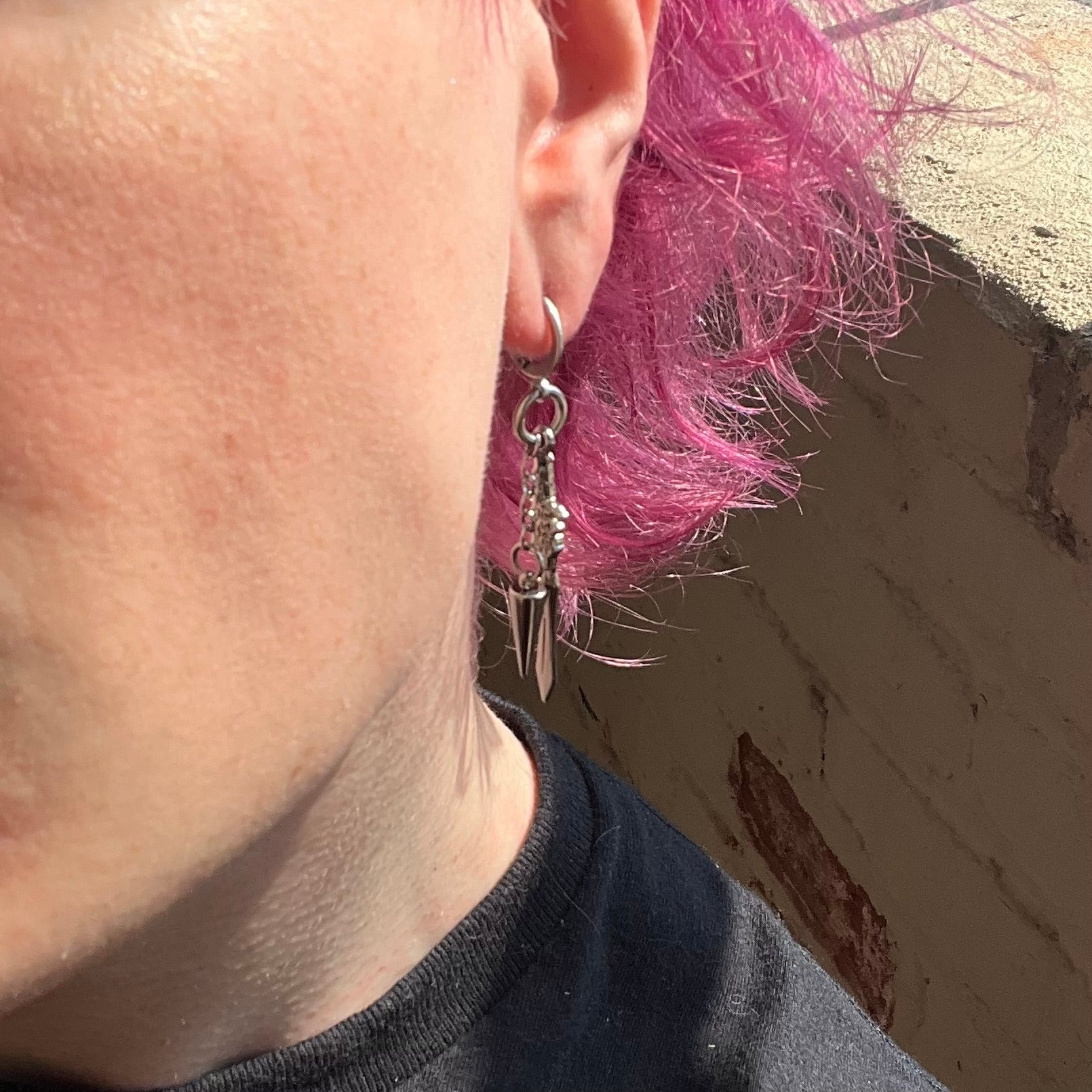 “huntress” earrings