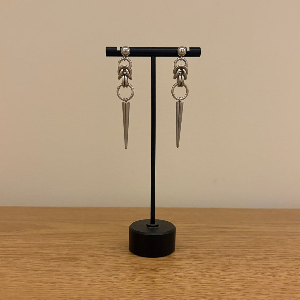“slaughter” chainmail earrings