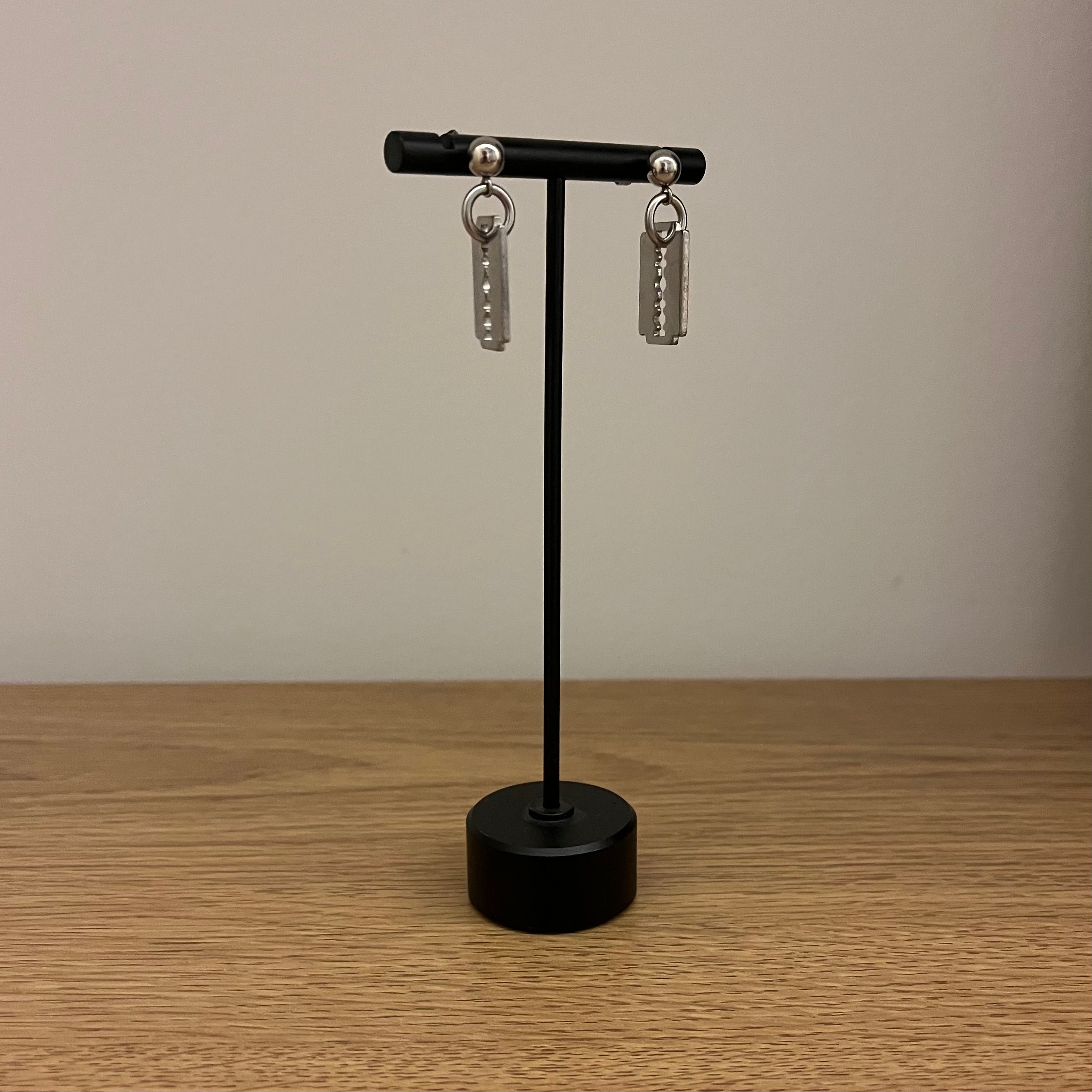 “razor” earrings