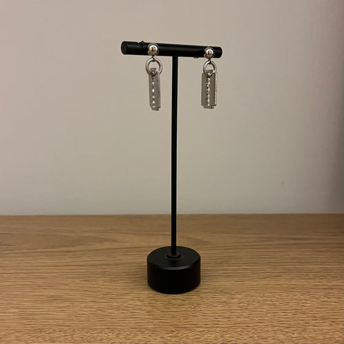 “razor” earrings