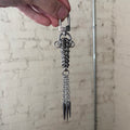 “stinger” chainmail keychain charm