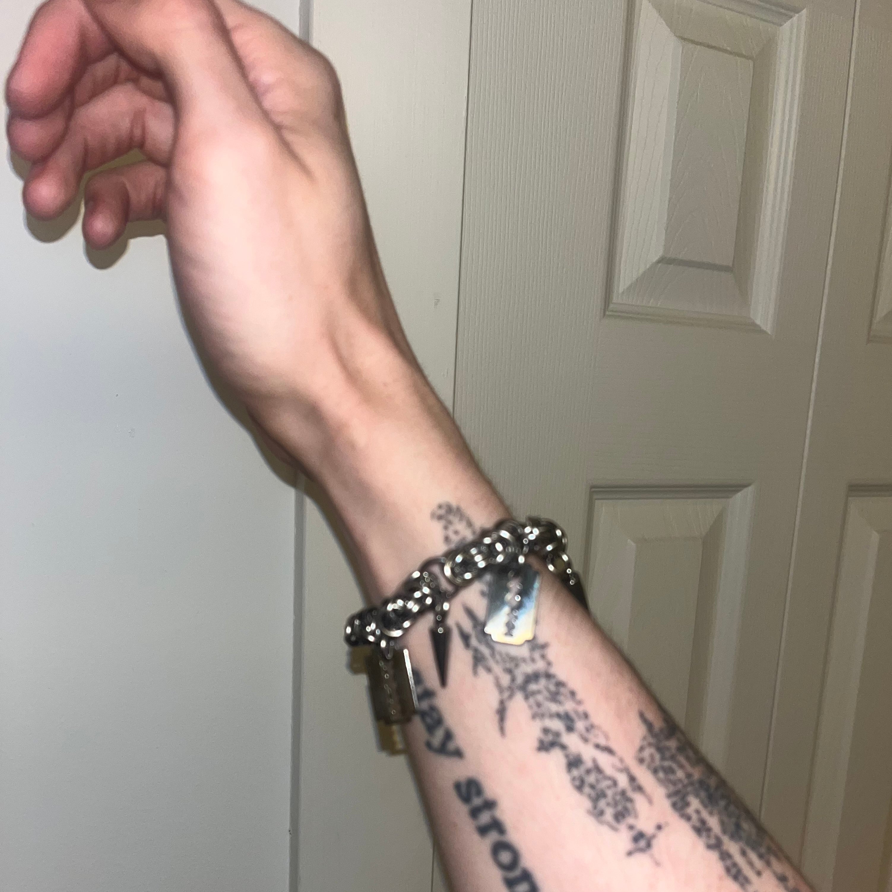 “snow angel” chainmail bracelet