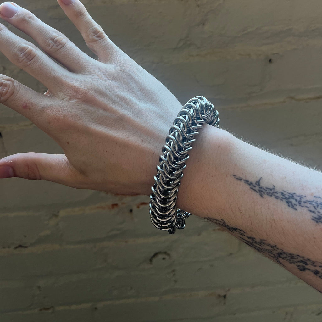 chunky chainmail bracelet