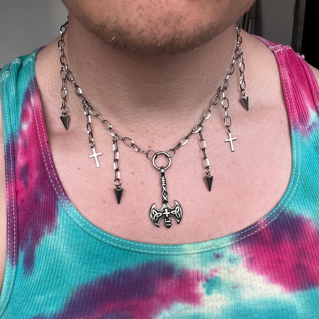 axe necklace