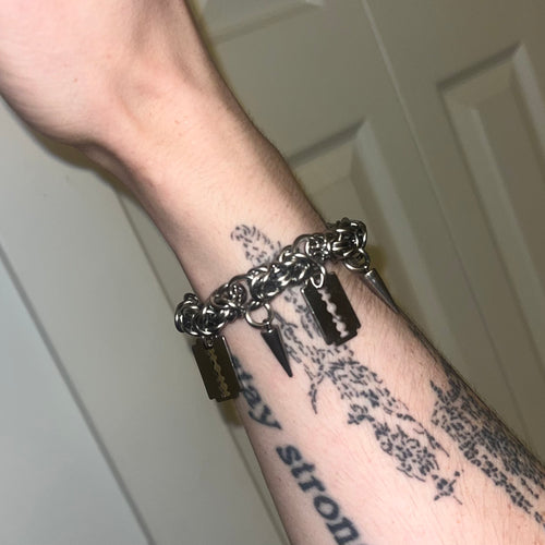“snow angel” chainmail bracelet
